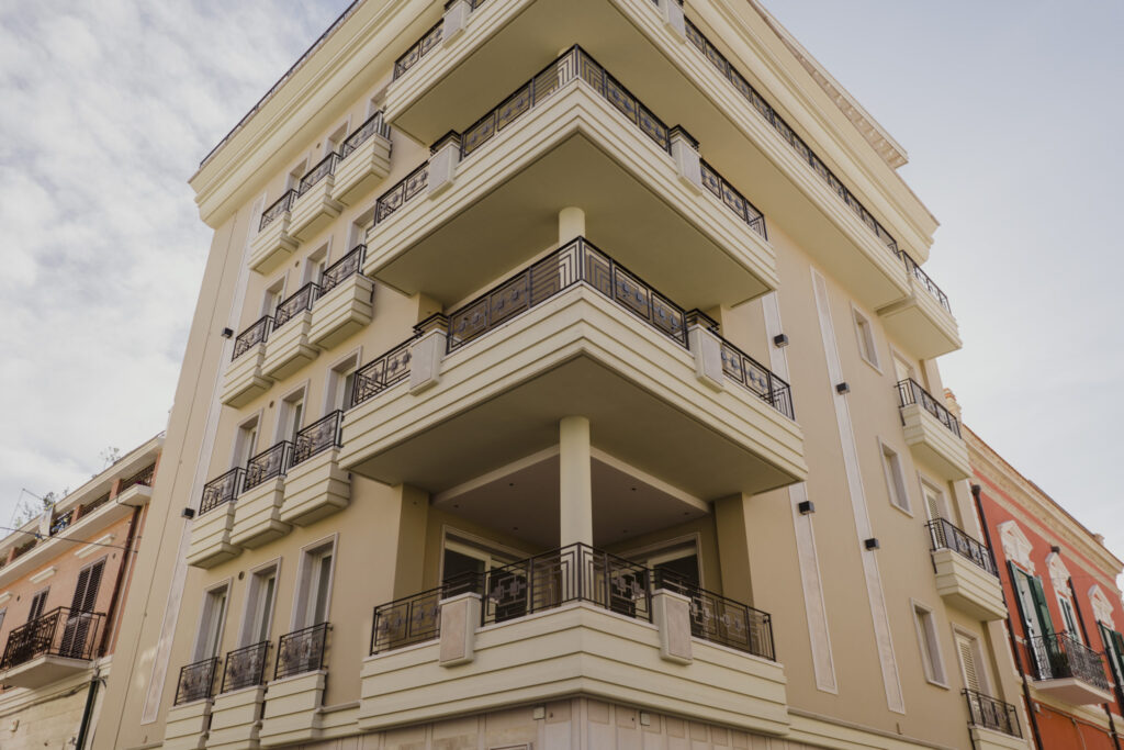 Facciata palazzo in marmo